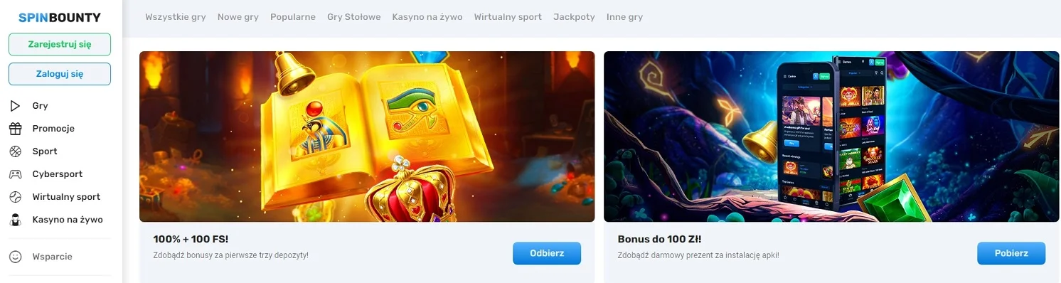 Recenzja kasyna Spinbounty