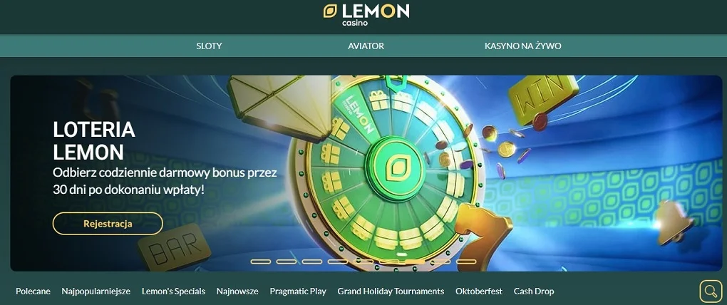 Strona Lemon kasyno